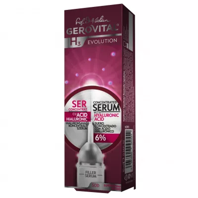 GEROVITAL H3 EVOLUTION SER CONCENTRAT CU ACID HIALURONIC 6% 10ML