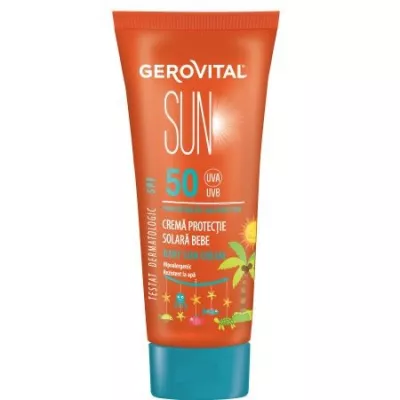 GEROVITAL SUN CREMA PROTECTIE SOLARA SPF 50 100 ML