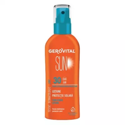 GEROVITAL SUN LOTIUNE PROTECTIE SOLARA SPF30 150ML