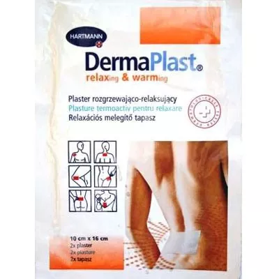 HARTMANN DERMAPLAST WARM&RELAX PLASTURI 10X16CM