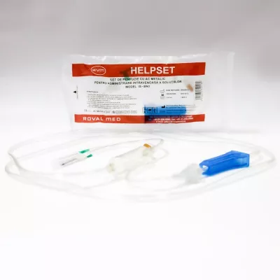 HELPSET SET PERFUZIE CU AC METALIC