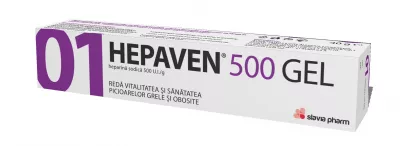 HEPAVEN GEL 500 UI/G*45 G