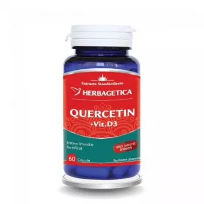 HERBAGETICA QUERCETIN + VIT D 60CPS