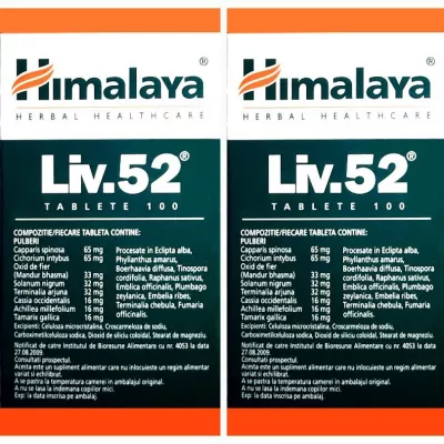 HIMALAYA LIV 52 100 CP PROMO 1+1 CADOU