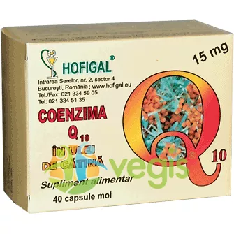 HOFIGAL COENZIMA Q10 IN ULEI CATINA 15MG 40CAPS MOI