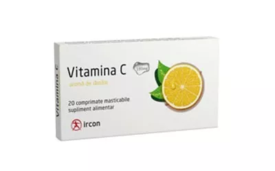 IRCON VITAMINA C CU LAMAIE 180 MG X 20CP