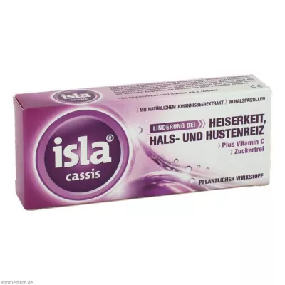 ISLA CASSIS + VITAMINA C 30 CP DE SUPT