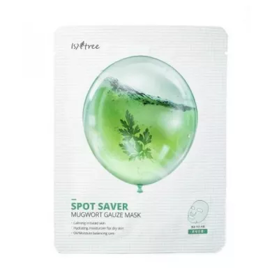 ISNTREE SPOT SAVER MUGWORT GAUZE MASK