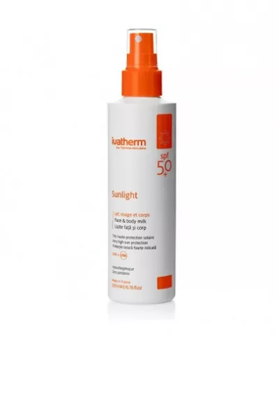IVATHERM SUNLIGHT LAPTE SPF 50+ ADULTI