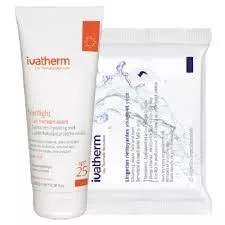 IVATHERM SUNLIGHT PROMO LAPTE FATA SI CORP SPF 25 + SERVETELE DEMACHIANTE