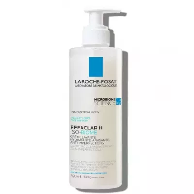 LA ROCHE POSAY EFFACLAR H ISO-BIOME CREMA SPALARE PENTRU PIELE FRAGILIZATA 390 mL
