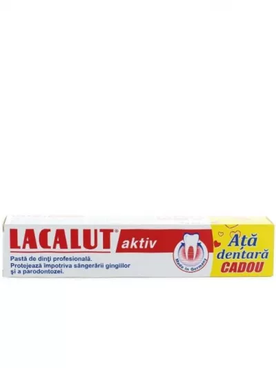 LACALUT AKTIV PASTA75ML+ATA DENTARA CADOU