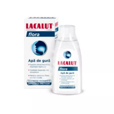 LACALUT FLORA ANTIPLAQUE APA GURA 300ML