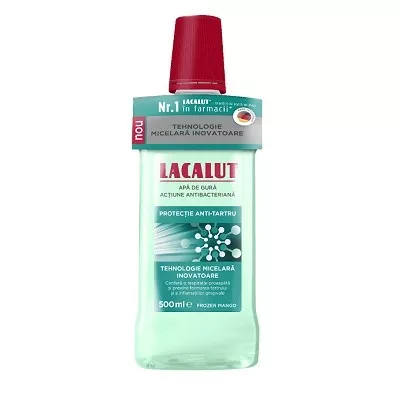 LACALUT PROTECTIE ANTI-TARTRU APA DE GURA MICELARA 500 ML