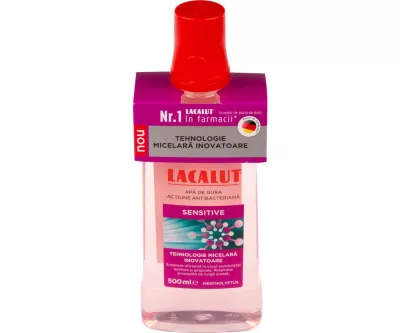 LACALUT SENSITIVE APA DE GURA MICELARA 500ML