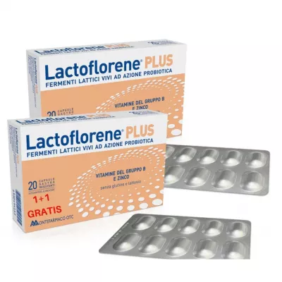 LACTOFLORENE PLUS 20CAPS PROMO 1 +1 CADOU MONTEFARMACO