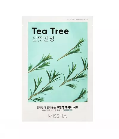 MISSHA MASCA CU EFECT CALMANT SI EXTRACT DE ARBORE DE CEAI, AIRY FIT, 19g