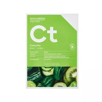 MISSHA MASCA CU EFECT HIDRATANT SI CATECHINA, 25 mL