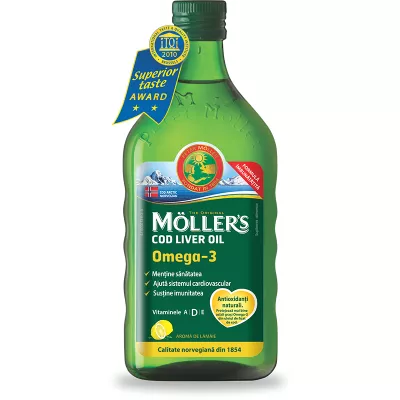 MOLLER'S COD LIVER OMEGA 3 LAMAIE 250ML
