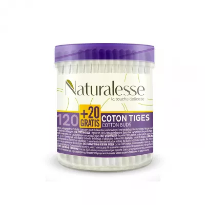 NATURALESS BETISOARE COSMETICE 120+20 BUC