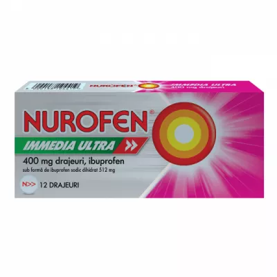 NUROFEN IMMEDIA ULTRA 400 mg x 24 DRAJ. 400mg RECKITT BENCKISER R