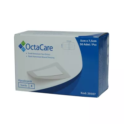 OCTACARE PLASTURI STERILI 7.5CM x 5CM