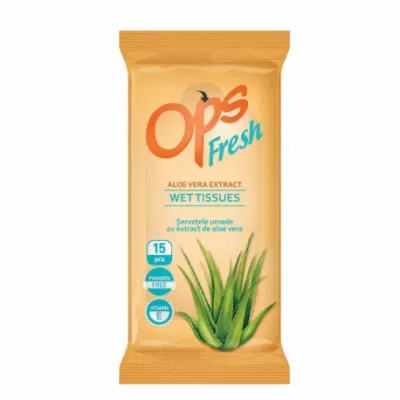 OPS SERVETELE ALOE VERA 15BUC