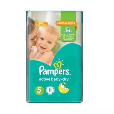 PAMPERS NR 5 ACTIVE BABY 11-18 KG 11BUC