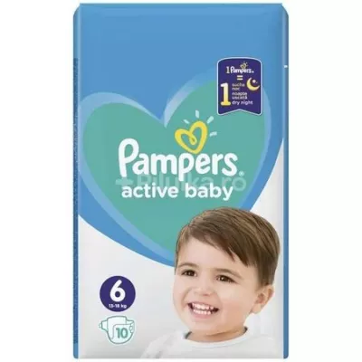 PAMPERS NR 6 13-18 KG 10 BUC PROCTER&GAMBLE