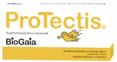 PROTECTIS PROBIOTIC CAPSUNI 10CP. MASTICABILE EWOPHARMA