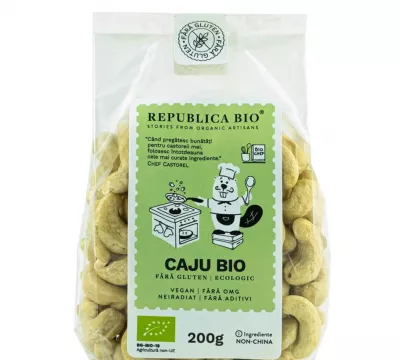 REPUBLICA BIO CAJU BIO FARA GLUTEN, ECOLOGIC, 200G