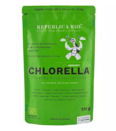 REPUBLICA BIO CHLORELLA PULBERE ECOLOGICA PURA,125G