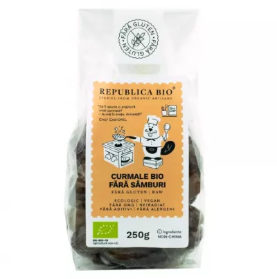 REPUBLICA BIO CURMALE BIO FARA SAMBURI, FARA GLUTEN, ECOLOGIC, 250G