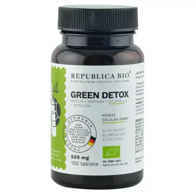 REPUBLICA BIO GREEN DETOX ECOLOGIC 120 TABLETE