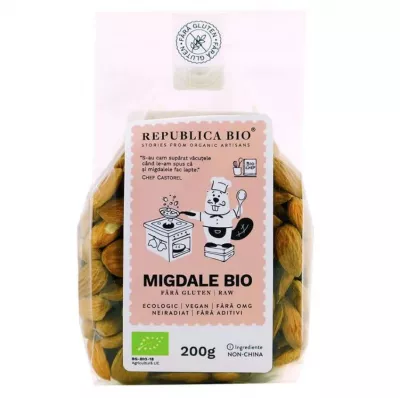 REPUBLICA BIO MIGDALE BIO FARA GLUTEN, ECOLOGIC, 200G