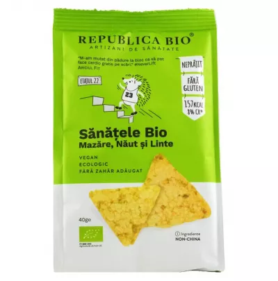 REPUBLICA BIO SANATELE BIO MAZARE, NAUT SI LINTE, ECOLOGIC, FARA GLUTEN, 40G
