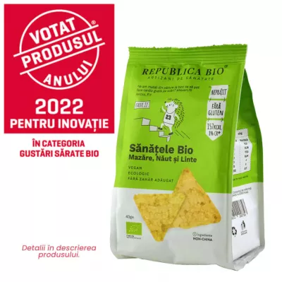 REPUBLICA BIO SANATELE BIO MAZARE, NAUT SI LINTE, ECOLOGIC, FARA GLUTEN, 40G
