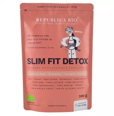 REPUBLICA BIO SLIM FIT DETOX PULBERE FUNCTIONALA ECOLOGICA 200G