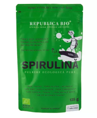 REPUBLICA BIO SPIRULINA PULBERE ECOLOGICA PURA 125G