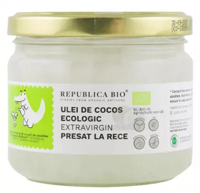 REPUBLICA BIO ULEI DE COCOS EXTRAVIRGIN, PRESAT LA RECE, ECOLOGIC, 280 ML