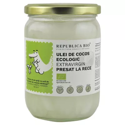REPUBLICA BIO ULEI DE COCOS EXTRAVIRGIN, PRESAT LA RECE, ECOLOGIC 500ML