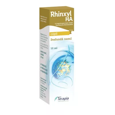 RHINXYL HA 0,5 mg/ml x 1 SPRAY NAZ.,SOL. 0,5mg/ml TERAPIA S A