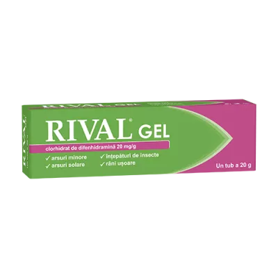 RIVAL 20 mg/g x 1 GEL 20mg/g FITERMAN PHARMA S R