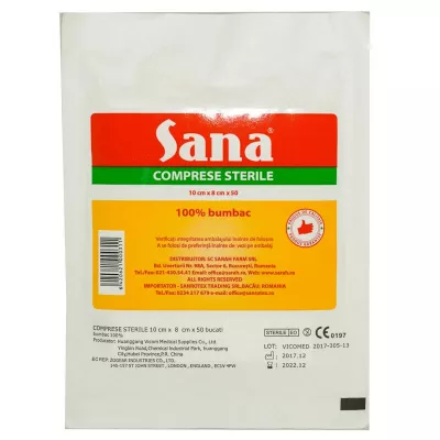 SANA COMPRESE STERILE TAIATE