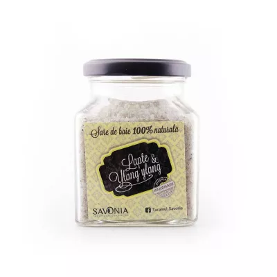 SAVONIA SARE DE BAIE CU LAPTE SI YLANG-YLANG 350G