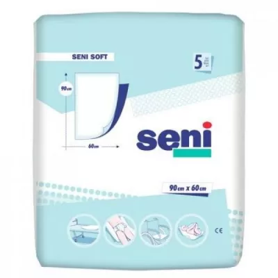 SENI SOFT PATURI ABSORBANTE 90 CM X 60 CM 5 BUCATI