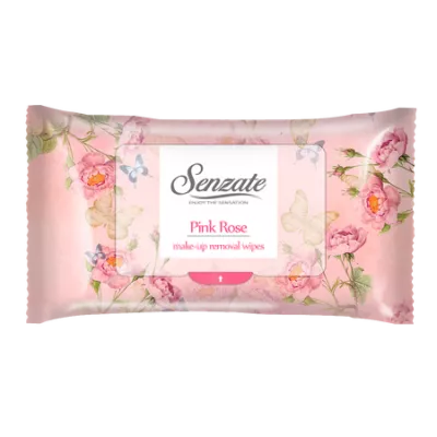 SENZATE SERVETELE DEMACHIANTE 25BUC ROSE