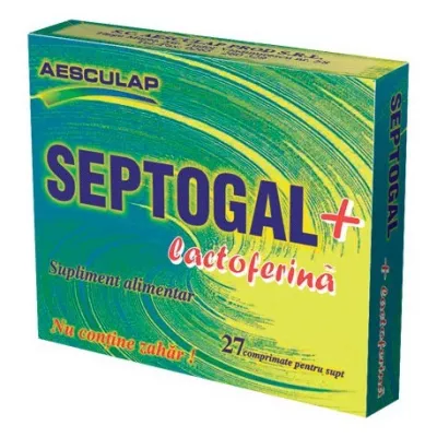 SEPTOGAL+LACTOFERINA 27CP AESCULAP