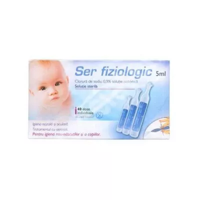 SER FIZIOLOGIC 5ML X 40 FI SOLACIUM