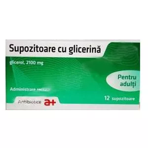 SUPOZITOARE CU GLICERINA ADULTI ATB X 12 BUC
